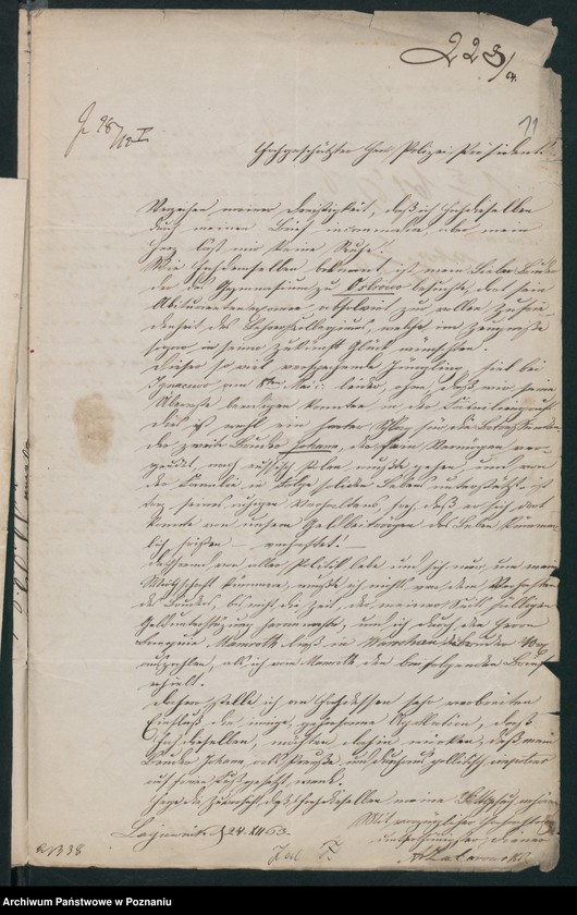 Obraz 17 z jednostki "A. betr. den polnischen Emigranten Gutspächter von Zaborowski"