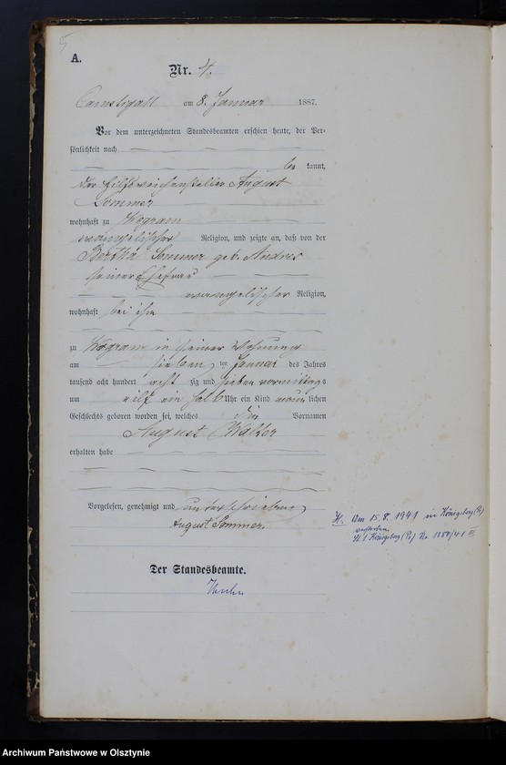 image.from.unit.number "Geburts-Haupt-Register Nr 1 - 163"