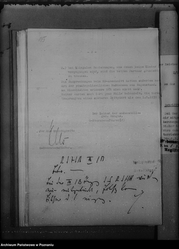 Obraz 19 z jednostki "Verkehr Deutscher mit Polen. Illegitime Ehegemeinschaften zwischen Deutschen und Polen"