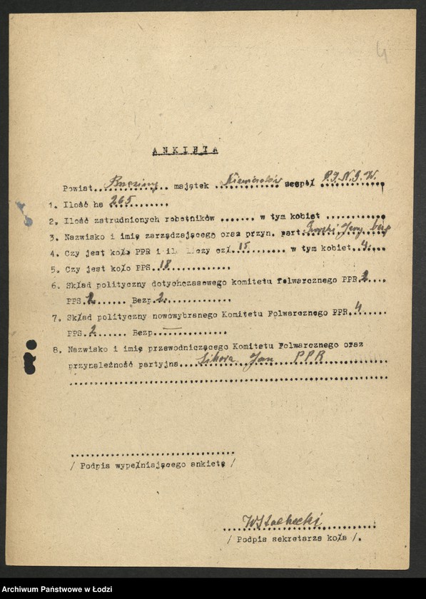Obraz 5 z jednostki "Ankiety kół partyjnych w majątkach"