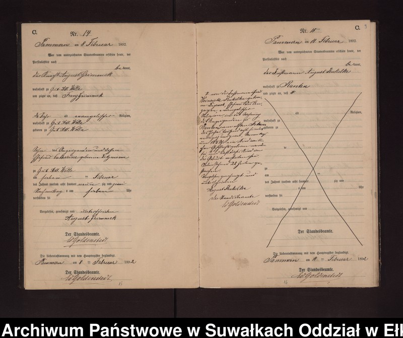 image.from.unit.number "Sterbe-Neben-Register des Preussischen Standes-Amtes Neuhoff Kreis Loetzen"