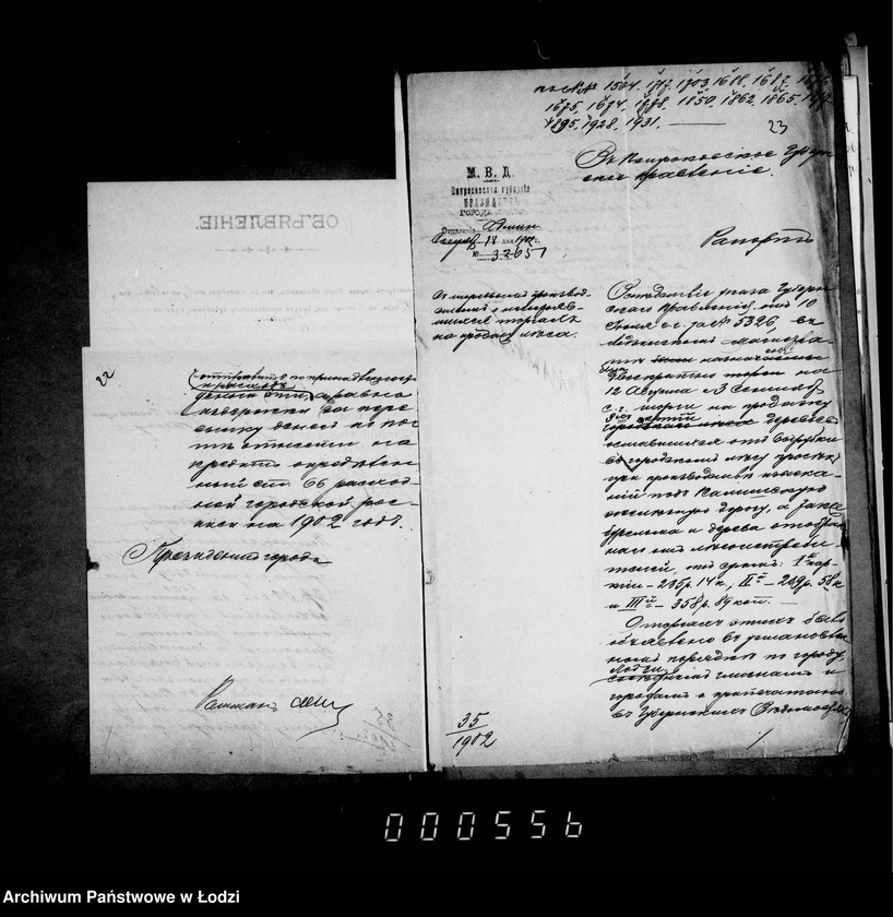 Obraz 18 z jednostki "O prodaže bureloma i suchostoja v lodzinskich gorodskich lesach i dereva ot vyrubki prošek pri proizvostve i zyskanji pod kališskuju železnoju dorogu"