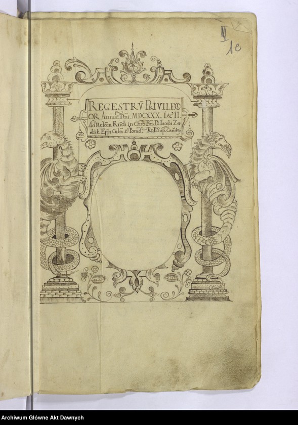 Obraz 5 z kolekcji "Ozdobne karty ksiąg Metryki Koronnej111"