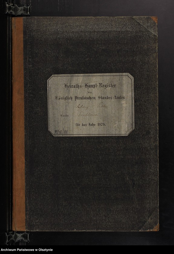 image.from.unit.number "Heiraths-Haupt-Register Nr 1"