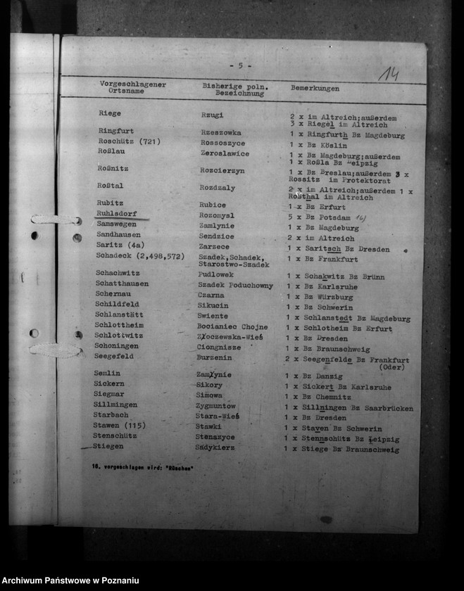 Obraz 18 z jednostki "Ortsnamenänderung - Kreis Sieradz"