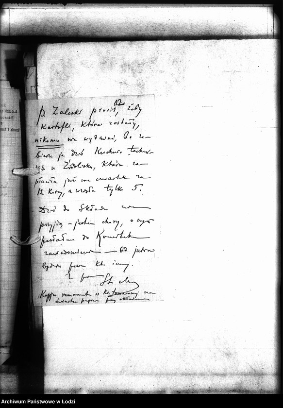 Obraz 17 z jednostki "Listy różnych do Sekcji Zaprowiantowania Miasta"