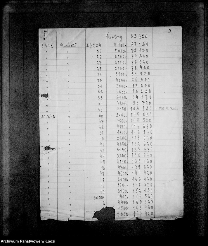 Obraz 7 z jednostki "Aufträge [Lieferscheinen und Rechnungen] 13371-13415. [Dostawa produktów do Getta]"