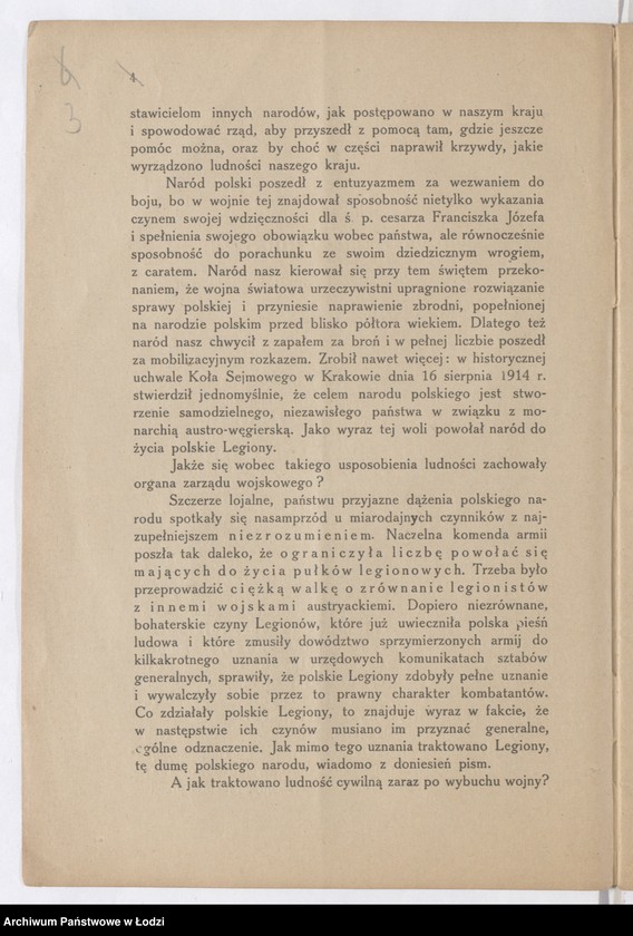 Obraz 3 z jednostki "[Broszura zawierająca treść wystąpienia posła Władysława Długosza]"