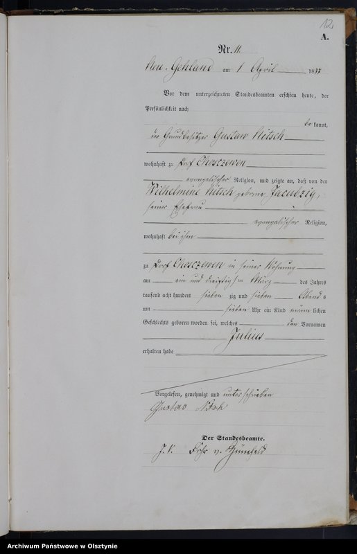 image.from.unit.number "Geburts-Haupt-Register Nr 1 - 42"