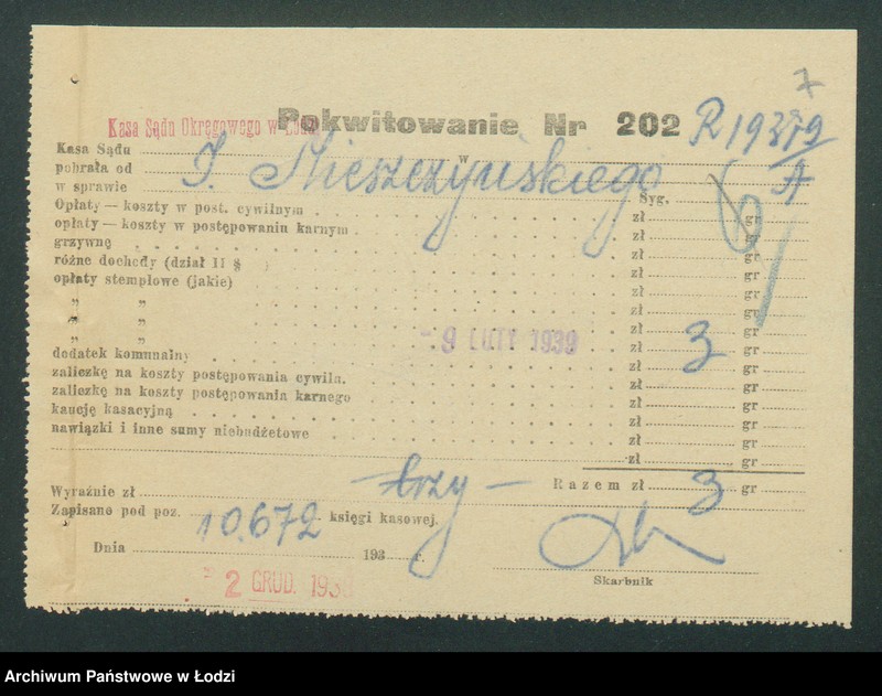 Obraz 9 z jednostki "Ignacy Mieszczyński- sprzedaż węgla i drzewa"