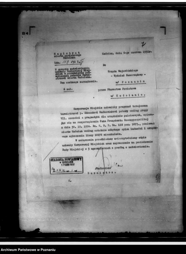 Obraz 11 z jednostki "Członkowie magistratu i radni miasta Kościana"