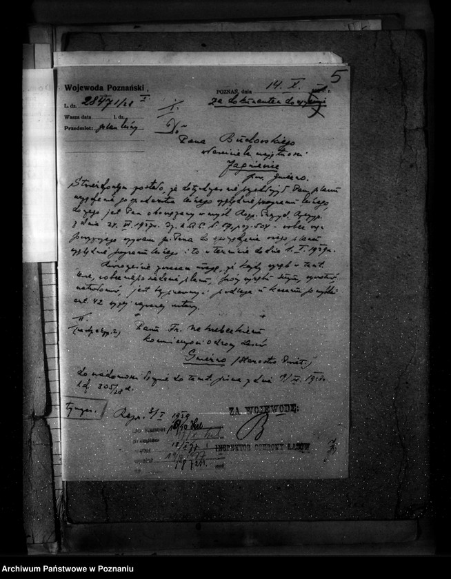 image.from.unit.number "Majętność leśna Jagniewice powiat wągrowiecki"