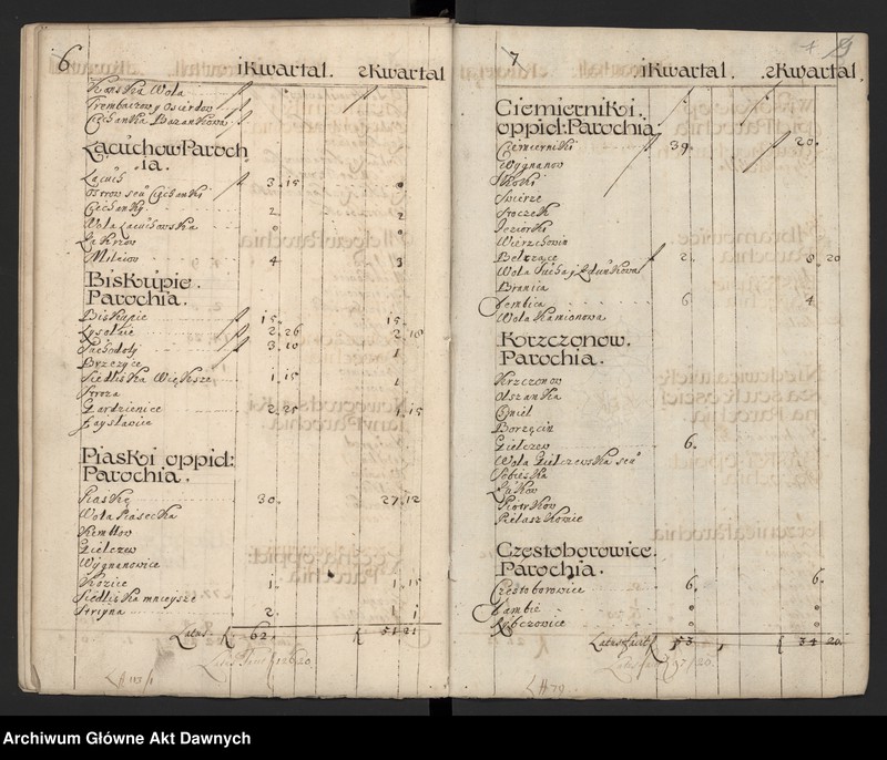 image.from.unit.number "Regestr percepty szelążnego, podatków od różnych likworów constitutione sejmu warszawskiego uchwalonego a prima Mai w woj. lubelskim."