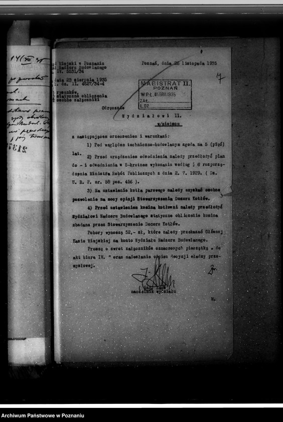 image.from.unit.number "Zatwierdzenie zakładu przemysłowego fabryki przetworów roślinnych Ignacy Pazoła w Poznaniu ul. Kościelna 52"