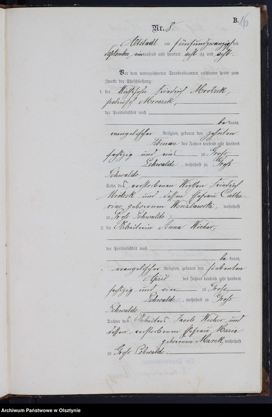 image.from.unit.number "Heiraths-Neben-Register Nr 1 - 19"
