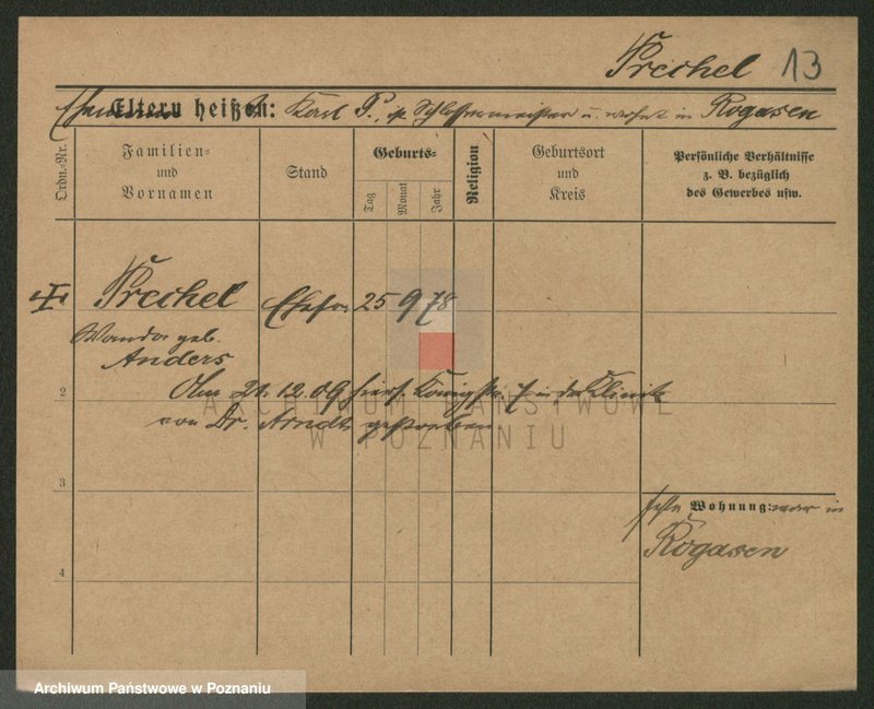 Obraz 15 z jednostki "Prebel - Preuss (żonaci - samotni mężczyźni)"