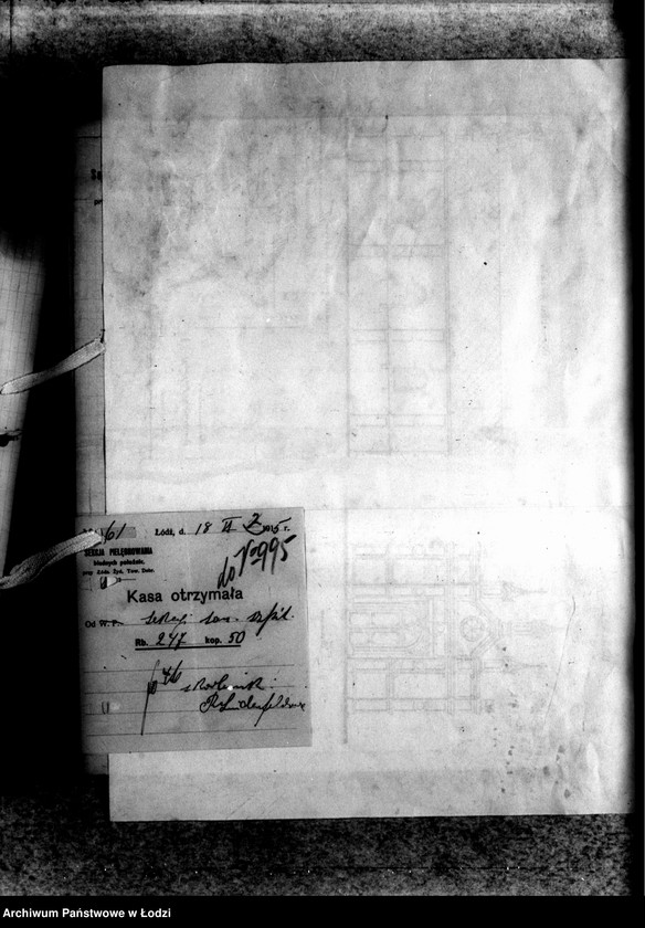 Obraz 5 z jednostki "Dowody Żydowskiego Przytułku Położniczego"