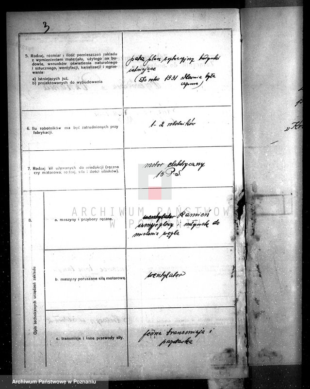 Obraz 7 z jednostki "Zatwierdzenie zakładu przemysłowego odlewni żelaza K. Lesiński w Krotoszynie"