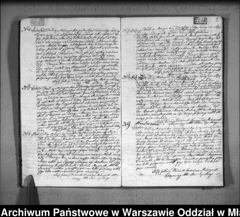 Obraz 4 z jednostki "Akta urodzin, małżeństw i zgonów"
