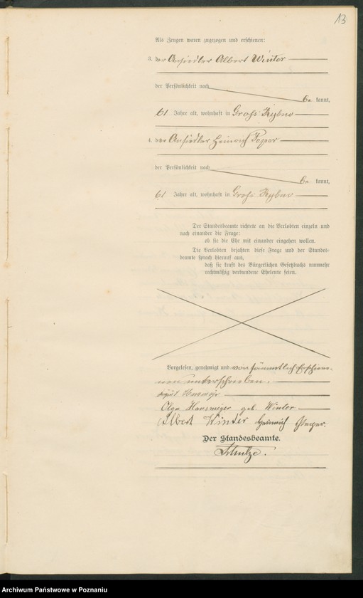 Obraz 16 z jednostki "Heiraths-Haupt-Register"