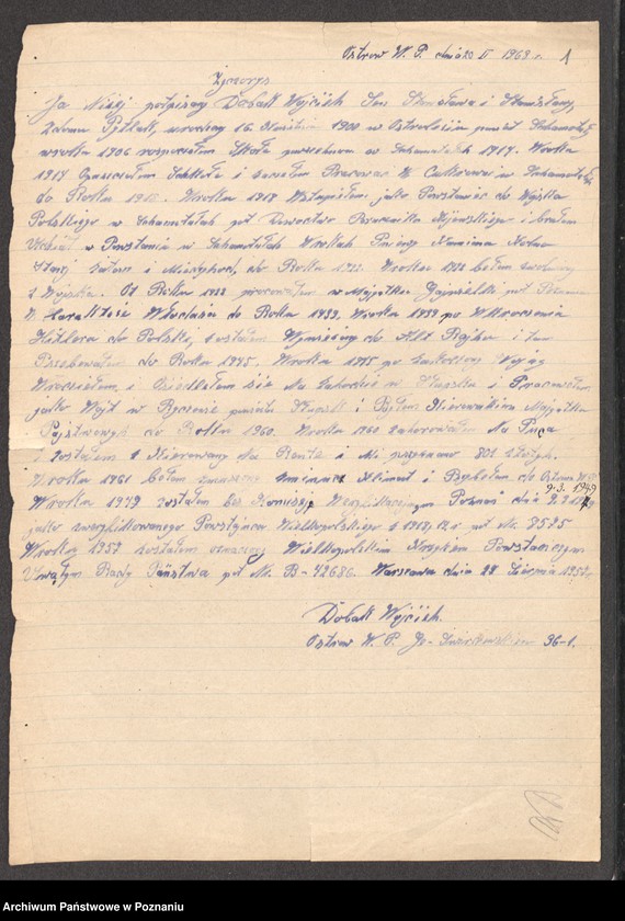 Obraz 17 z jednostki "Życiorysy powstańców wielkopolskich: D - tom ll /Dobak Wojciech - Dominiak Michał/."