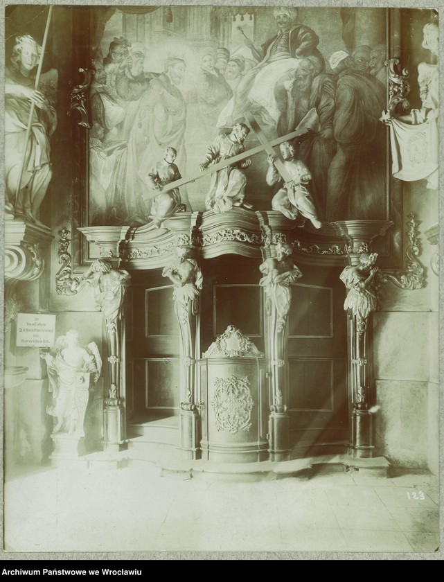 Obraz 3 z kolekcji "Kościół św. Macieja (Matthiaskirche) we Wrocławiu w latach 1890-1930 w zbiorze ikonograficznym Archiwum Państwowego we Wrocławiu"