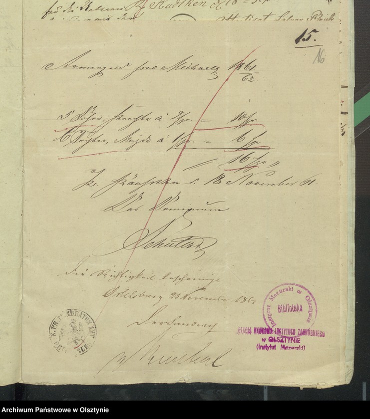 image.from.unit.number "Einnahme und Ausgabe Beläge zur Kirchspiels Armen-Kassen-Rechnung"