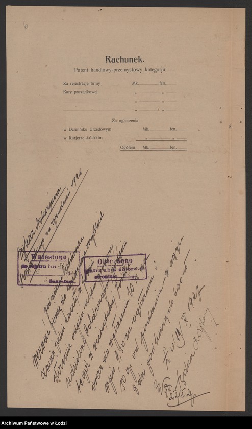 Obraz 8 z jednostki "Adolf Lipski- sprzedaż towarów manufakturowych"