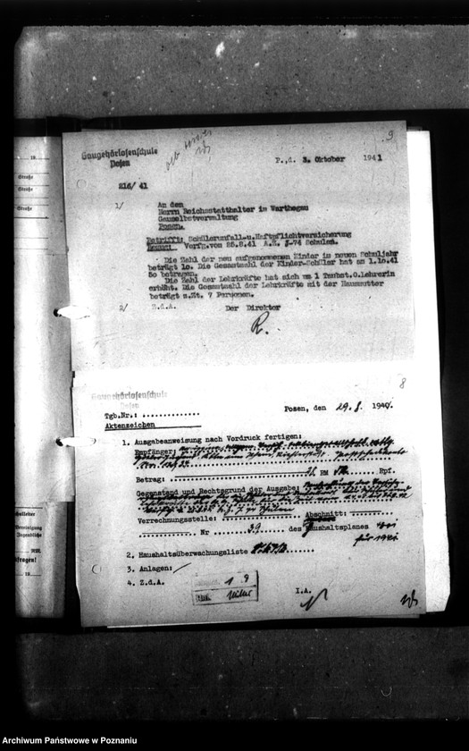 Obraz 12 z jednostki "Unfall und Haftpflichtversicherung Schüler und Lehrkräfte. [Sprawy ubezpieczeniowe]."