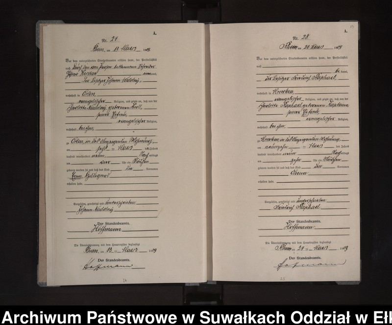 image.from.unit.number "Geburts-Neben-Register des Preussischen Standes-Amtes Orlen Kreis Loetzen"