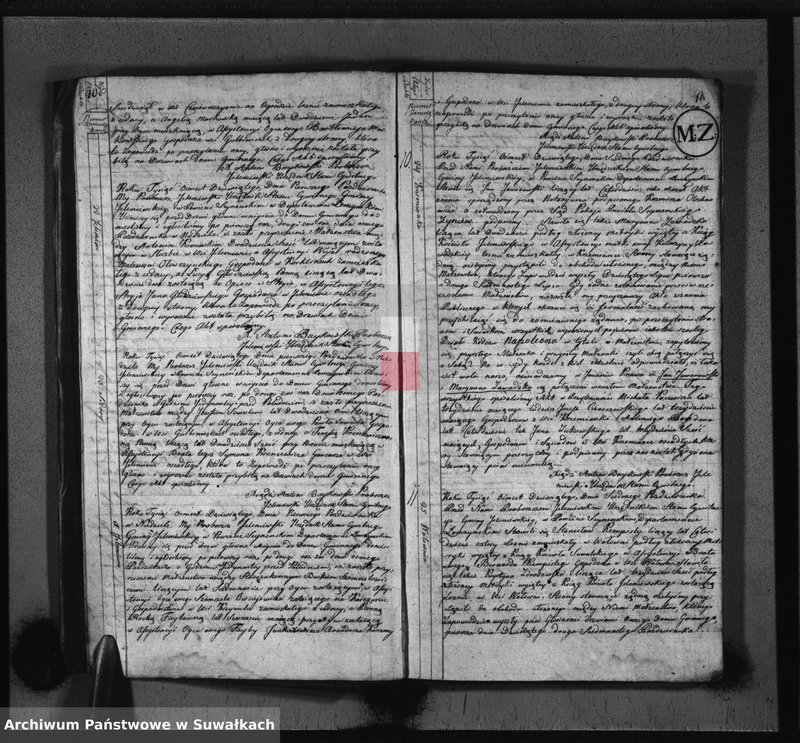image.from.unit.number "Akta Małżeństwa Gminy Jeleniewskiey Na Rok 1809/10 od 1-o Maja"