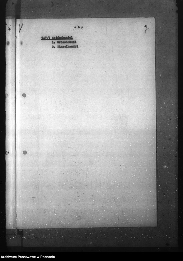 Obraz 11 z jednostki "Wykaz akt dla wydziału Wirtschaft und Arbeit"