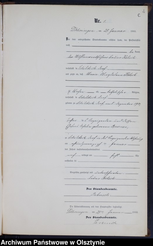 image.from.unit.number "Sterbe-Neben-Register Nr 1 - 21"