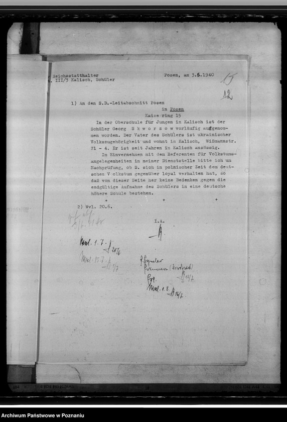 Obraz 19 z jednostki "Aufbau des Schulwesens. Lehrkräfte an Oberschulen"