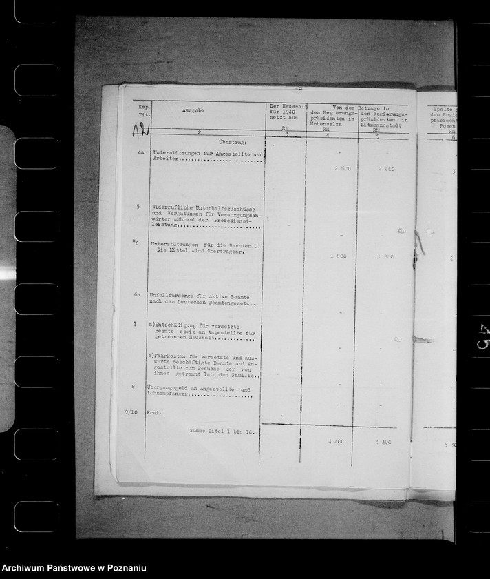 Obraz 16 z jednostki "Fundusze- Landrätliche Verwaltung"