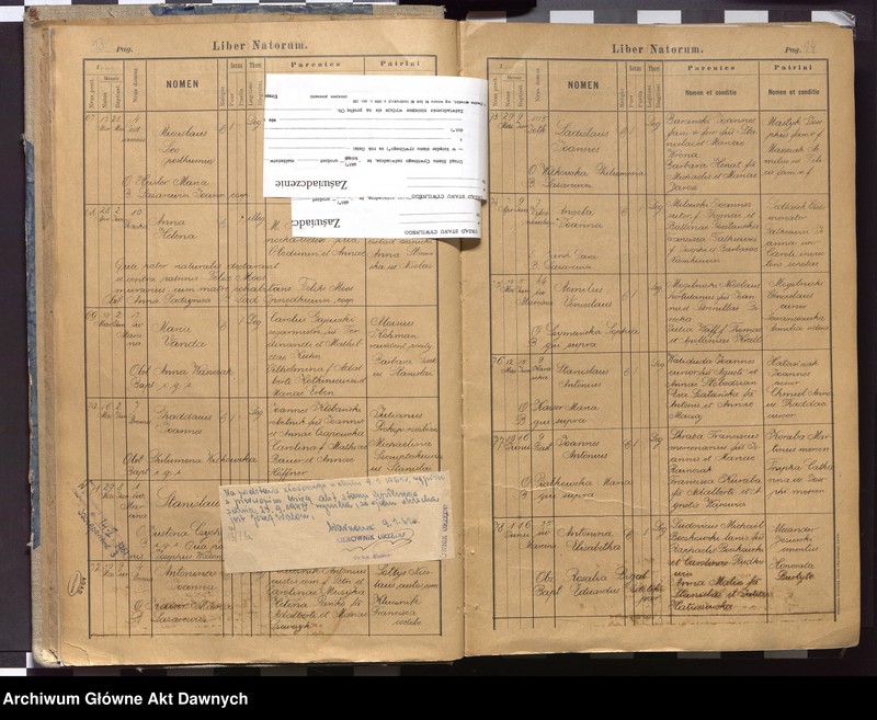 image.from.unit.number "Parafia: Lwów, par. św. Marcina. Dekanat: Lwów. Księga metrykalna urodzeń, ślubów i zgonów dla parafii miejskiej i przedmieść: Zamarstynów i Zniesienie."