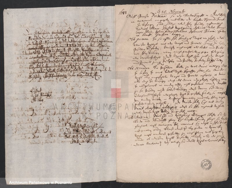 image.from.unit.number "Spec. Korespondencja cechu balwierzy - łaziebników i cyrulików w sprawach zawodowych skierowana do władz miejskich w Lesznie; język niemiecki"