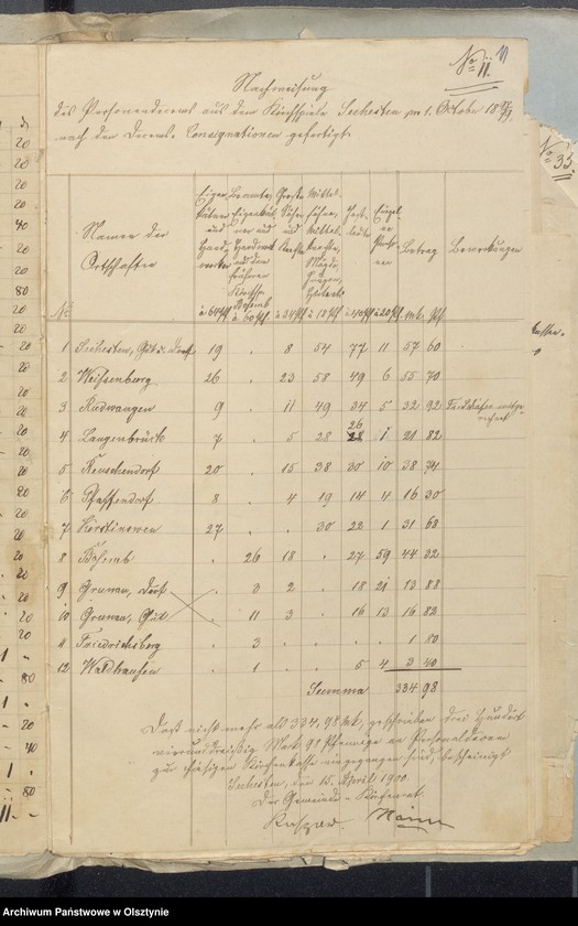 image.from.unit.number "Beläge zur Rechnung der Kirchenkasse Seehesten"