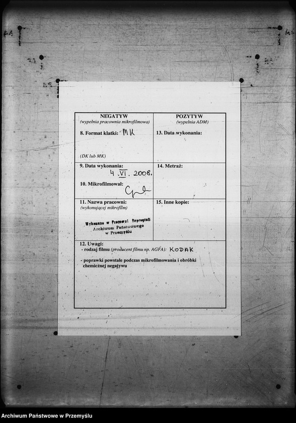 Obraz 3 z jednostki "[Kopie ksiąg metrykalnych parafii Hussaków z filiami Bojowice, Moczerady (dekanat Mościska)]"