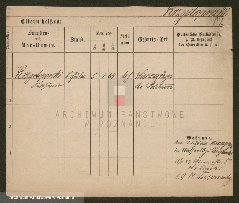 Obraz 12 z jednostki "Krzyszczyński - Krzyżaniak"