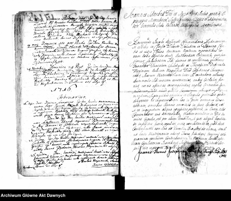 image.from.unit.number "Parafia: Żydaczów. Dekanat: Stryj. Księga metrykalna ślubów dla całej parafii."