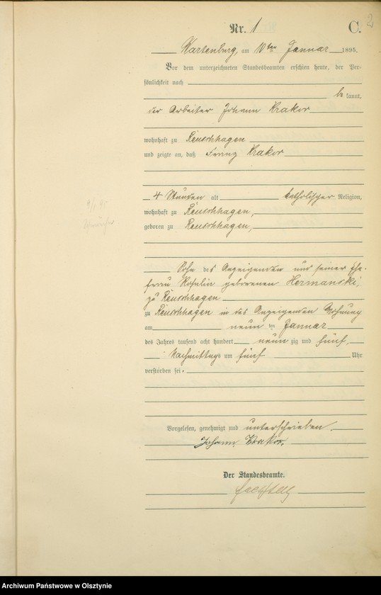 image.from.unit.number "Sterbe-Haupt-Register Nr 1 - 129"