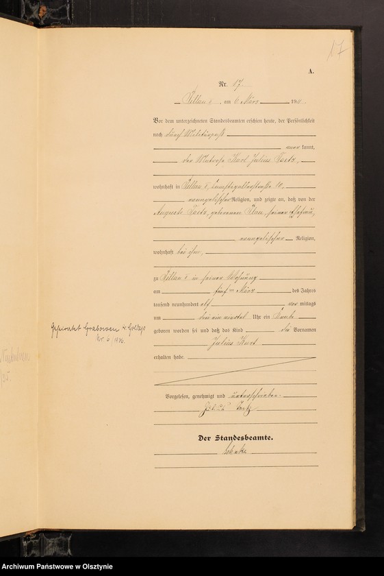 image.from.unit.number "Geburts-Haupt-Register Nr 1 - 116"