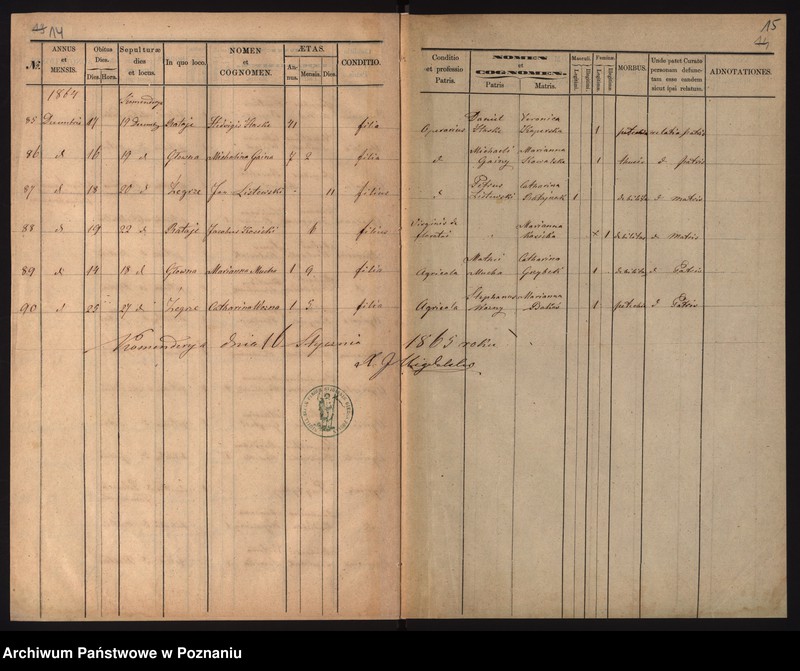 Obraz 9 z jednostki "Księga zgonów"