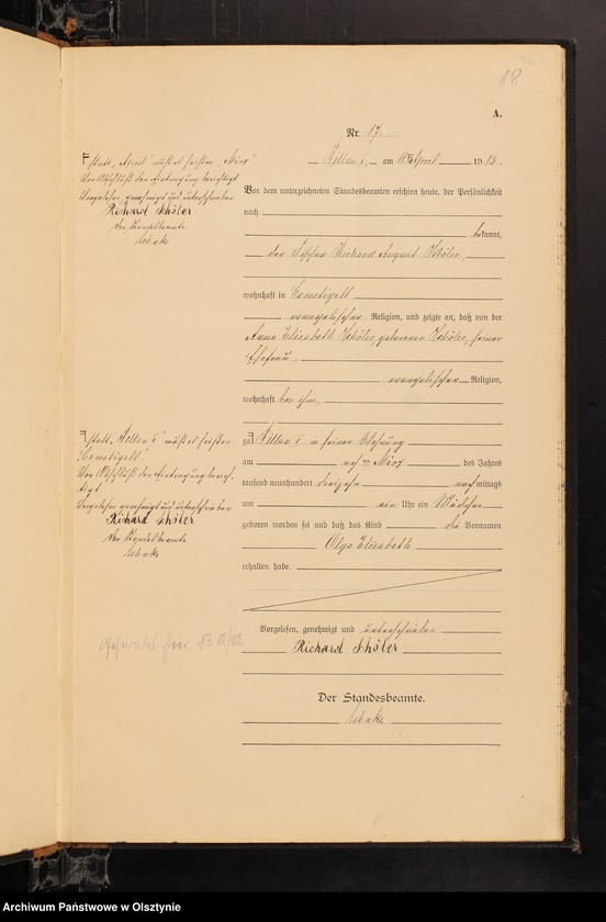 image.from.unit.number "Geburts-Haupt-Register Nr 1 - 109"