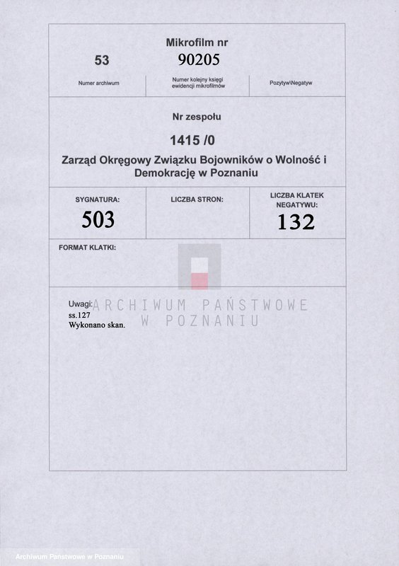 Obraz 2 z jednostki "Ankieta dla weteranów powstania wielkopolskiego zamieszkałych na terenie województwa opolskiego. Część ll."