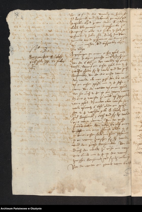 image.from.unit.number "[Protokół obmiaru i określenia granic majątków w starostwie Ragneta oraz wyrysy granic wsi]"