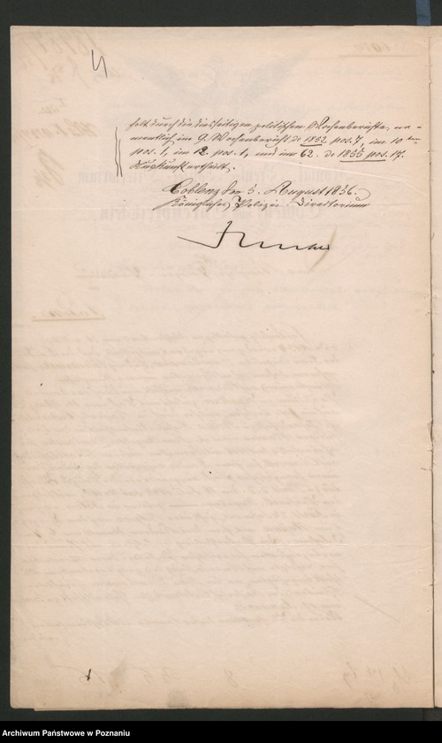 Obraz 7 z jednostki "A. betr. Personalia der Witwe Angelica von Dembowska und ihre Söhne Czeslaw und Eduard"