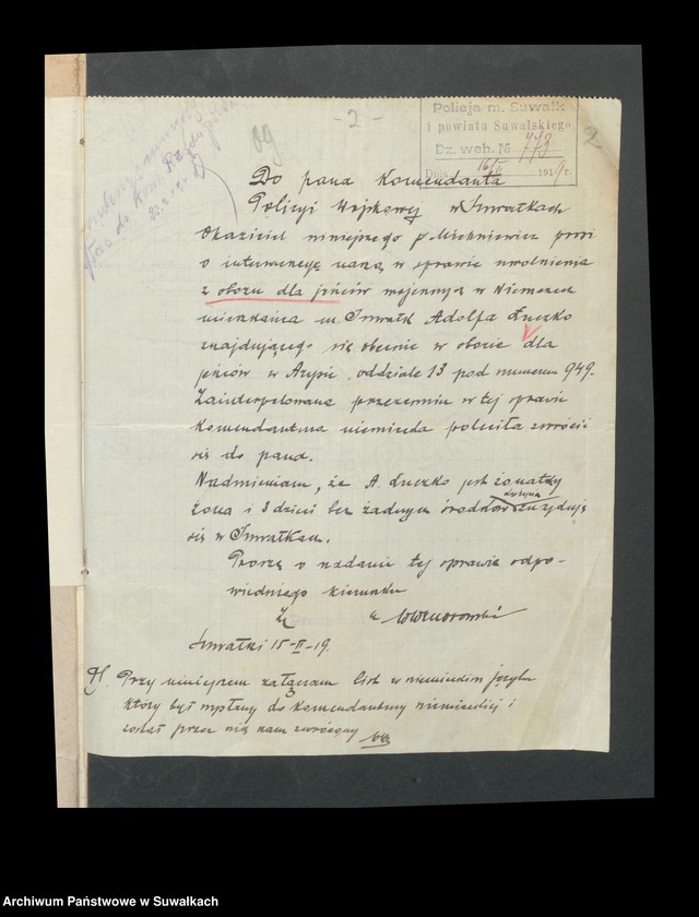 image.from.unit "Korespondencja z władzami niemieckimi w sprawach ogólnych"