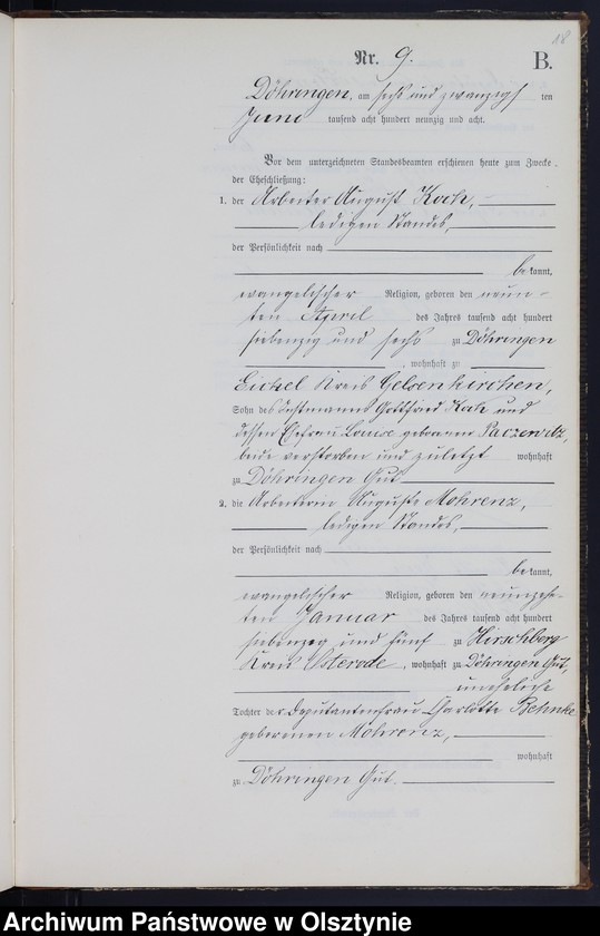 image.from.unit.number "Heiraths-Neben-Register Nr 1 - 20"